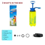 RAIJA 8L Pressure Sprayer for Gardening, Plant Watering, Home Cleaning & Car Wash | Adjustable Mist & Jet Nozzle | Hand Pump Garden Sprayer with Shoulder Strap - Image 7