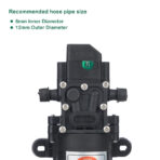 RAIJA 12V DC Diaphragm Water Pump – 0.2 HP Pressure Booster Motor for Agriculture Sprayers & Water Transfer - with 1 Month Warranty - Image 4