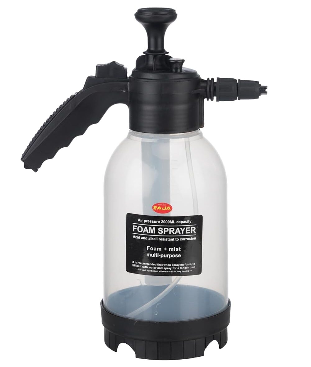 51AXEPazJsL 2Liter Manual Pressure Foam Sprayer | Multi-Purpose Foam Pump Sprayer for Car Wash, Gardening & Cleaning - Image 1