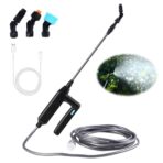 Rechargeable Electric Garden Sprayer with 3 Nozzles – Adjustable Water Spray Gun for Gardening, Plant Watering & Cleaning