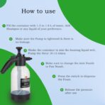 2Liter Manual Pressure Foam Sprayer | Multi-Purpose Foam Pump Sprayer for Car Wash, Gardening & Cleaning - Image 6