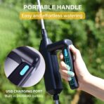 Rechargeable Electric Garden Sprayer with 3 Nozzles – Adjustable Water Spray Gun for Gardening, Plant Watering & Cleaning - Image 5