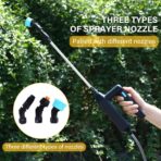 Rechargeable Electric Garden Sprayer with 3 Nozzles – Adjustable Water Spray Gun for Gardening, Plant Watering & Cleaning - Image 7