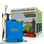 Raja Kisan Gold 18L 2-in-1 Agricultural Spray Machine – Battery Powered & Manual