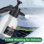 2Liter Manual Pressure Foam Sprayer | Multi-Purpose Foam Pump Sprayer for Car Wash, Gardening & Cleaning - Image 9