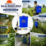RAJA Krishi Gold 16L Battery Operated Knapsack Sprayer - Image 5