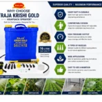 RAJA Krishi Gold 16L Battery Operated Knapsack Sprayer - Image 3