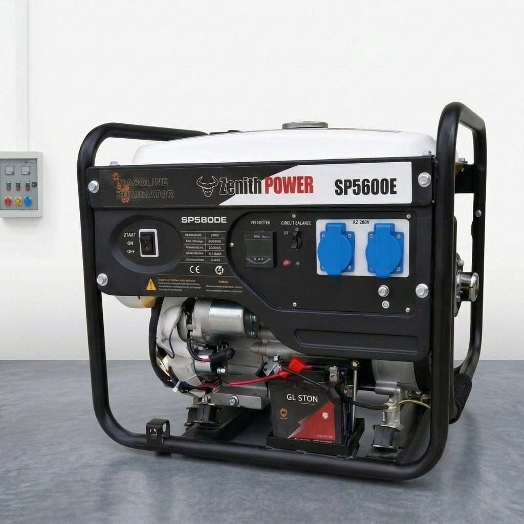 WhatsApp Image 2026-07-28 at 4.22.24 PM-Photoroom Zenith Power SP5600E Petrol Generator 5.6 KVA | Electric Start | Portable Single Phase Generator - Image 1