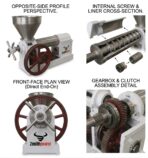 ZENITHPOWER OIL MILL 6YL-80 (5.5KW) WITHOUT MOTOR - Image 5
